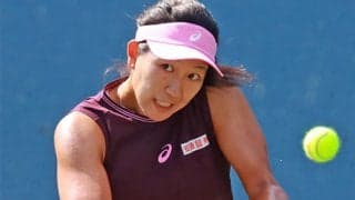  内島萌夏 全米OP予選2回戦敗退 