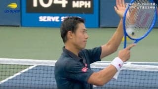 勝った！錦織圭、予選決勝進出決めた“絶妙”スライスサーブを解説も称賛「最後にとっておいたのかな」