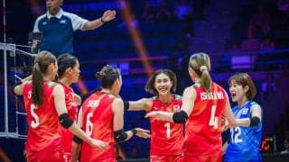 女子日本代表　準々決勝でチャイニーズタイペイにストレート勝ち　準決勝はタイと対戦