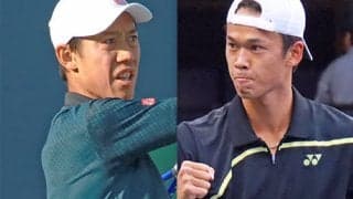  錦織圭vs坂本怜は翌日に順延 