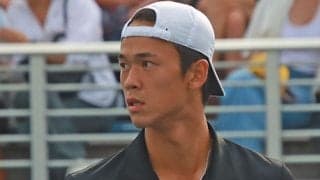  坂本怜 全米OP1回戦 勝利手前で順延 