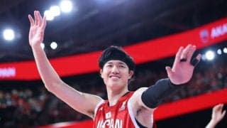 カタール戦で復帰の渡邊雄太が12得点…八村塁、河村勇輝との共演を「すごく楽しめた」