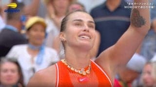 女子テニス“世界王者”、魂の絶叫で衝撃「10-0」 死闘決着の瞬間に全米ファン総立ち、解説も「凄いサーブでしたね」と唸る