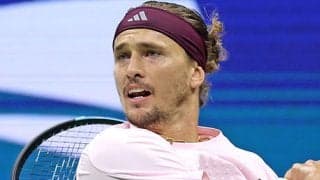  ズベレフ 快勝で5年ぶり全米OP4強 
