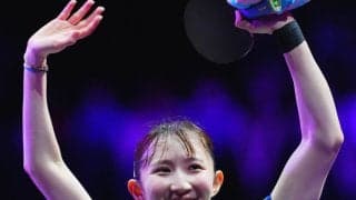 【卓球】早田ひな、カットマン橋本帆乃香を下す…フルゲーム勝利で８強進出　最終Ｇは９点差圧倒