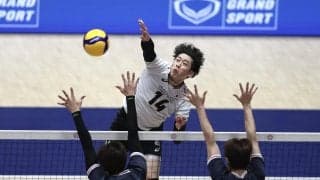 【バレー】石川祐希の０・５ミリが発動！ラインギリギリのサービスエースで勢いづける