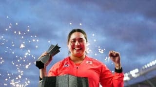 【陸上】北口榛花、新設大会で初代女王「とても大切な思い出に」愛知・名古屋アジア大会も勝つ