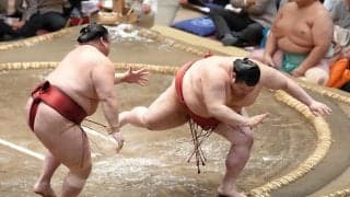 隆の勝が大関とりの熱海富士を破る「発表会だと思ってやってます」