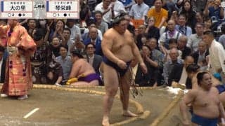 「このブルドーザーよ」大の里、蘇った“会心の出足”に館内喝采 「久々に出たストライク」元横綱・大乃国も太鼓判