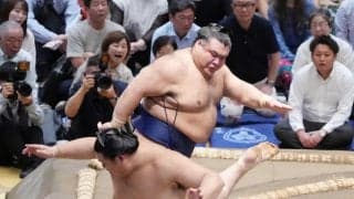 大の里が初黒星、高安は史上９位の高齢金星　綱とりの霧島と大関とりの熱海富士は３勝目