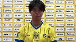 高井幸大「出場機会を求めて戦いたい」　シントトロイデン加入会見で定位置確保に意欲