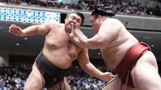綱とり霧島は１敗で中盤戦へ「一番一番、それ以上は考えられない」隆の勝に５連勝