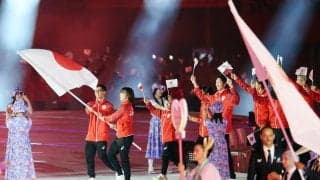 【アジア大会】藤波朱理「一生に一度の経験」中村輪夢「一歩一歩かみ締め」日本選手団旗手が談話
