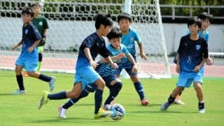 厚木市で少年サッカー大会　友好都市の沖縄県糸満市の選抜チームも