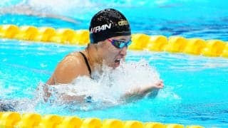 【競泳】35歳の鈴木聡美が100m平泳ぎで大会新で銀メダル「死に物狂いで」通算11個目メダル
