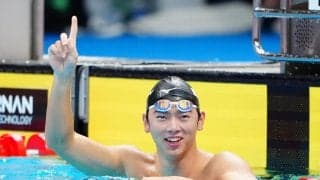 【競泳】光永翔音が100mバタフライ日本新記録で金メダル　前回優勝の松元克央は連覇逃すも銅