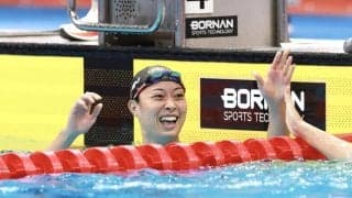競泳　３５歳・鈴木聡美が銀メダル　“鉄人”っぷりに「自分が怖い（笑）練習のたまもの」１００メートル平泳ぎ