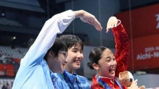 競泳　成田実生２つ目銅メダル　１３歳・于子迪が衝撃３冠　４００メートル個人メドレー