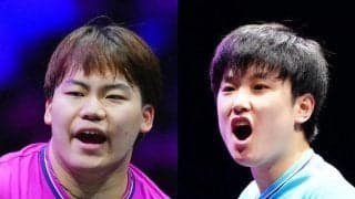 【卓球】日本男子、60年ぶり金なるか…８連覇中の中国と激突　松島輝空＆張本智和がけん引