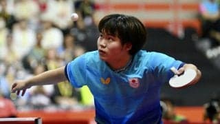 【卓球】松島輝空が第1G先取…世界１位王楚欽を圧倒　会場は中国ファン大声援の異様光景
