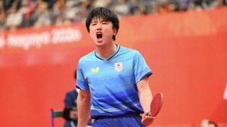 【卓球】張本智和「あぁー！」中国から２勝…60年ぶり金へ逆王手　世界１位王楚欽を撃破