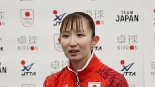 【卓球】早田ひな反撃開始…中国のエース孫穎莎から第３Ｇ奪取　男女アベック60年ぶり金なるか