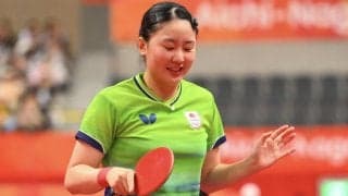 【卓球】張本美和、世界１位の中国・王曼昱とフルゲームの激闘へ　巻き込みサーブに苦戦