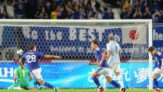 【日本代表】松木玖生「練習が試合に…」代表デビュー戦で先制弾！海外組では中島翔哉以来２人目