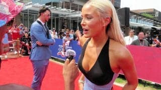 スキーンズの激カワ彼女が「長いシーズン、全力を尽くした」右腕の最終登板見届け感慨　タレント活動の傍らで支え「ゆっくり休んで」ファン労う