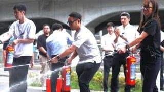 【バスケ】「安心して来場していただけるアリーナ作りを」仙台、ホーム開幕に向け消防訓練実施