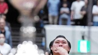 大の里「相星決戦」制し“最長ブランク”1年ぶりV…左肩痛から復活Vに大号泣