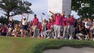 【動画】驚異的パットでグリーンを制圧した米国選抜が逆転優勝　世界選抜は28年ぶりの勝利ならず【プレジデンツカップ4日目】