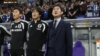 【日本代表】森保一監督「君が代」で再び目に涙　Ｗ杯後初戦に続き２試合連続