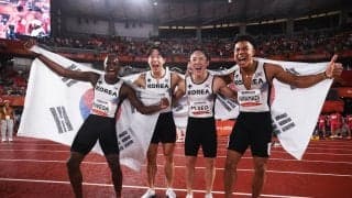【陸上】「メダルを奪われかけた」男子４継で韓国３位も公式サイトに一時「タイが銅」と表示