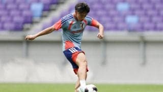 【日本代表】塩貝健人、中村俊輔コーチのパス出しで個人トレ「再現性のあるトレーニングできた」