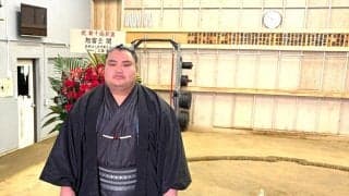 旭富士、最速タイ６場所での十両昇進　間近で見た師匠の姿に「僕もそうなりたいなって」