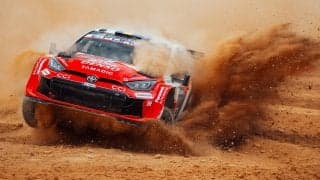 WRCサルディニア：シェイクダウンはトヨタのソルベルグがトップ。勝田貴元は0.3秒差の2番手