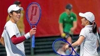  混合複で日本勢の金メダル確定 