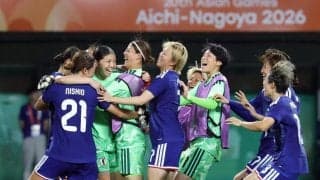 サッカー女子　日本が３連覇　北朝鮮と死闘もＰＫ撃破　先制一転猛攻浴び逆転許すも西尾が起死回生同点弾　ＰＫでは北朝鮮１８０ｃｍＧＫ攻略、５人全員成功させる