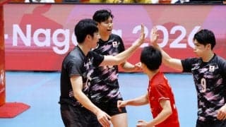 男子日本代表　中国とのフルセットを制し決勝へ