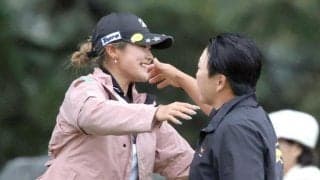 桑木志帆は「悔しい」２位　「雨で寒くて、グリーンにも重さが」コンディション変化に対応できず雨中のプレーオフ敗れる