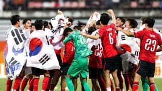「またしても素人じみたミス…」韓国優勝も国旗上がらず　男子サッカー表彰式の不手際を中国メディアが批判「選手たちは困惑の色」「サポーターからもブーイングが」【アジア大会】
