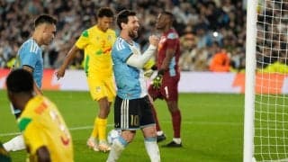 メッシ、代表引退試合でゴール！　208試合目で126点目、大観衆見守る前でラストダンス