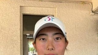 17歳アマ後藤あい、史上初連覇へ挑む　執念イーグル、１打差２位で最終日へ　国内女子下部３日