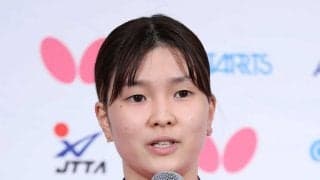 【卓球】カットマン・橋本帆乃香は４強ならず　中国の強敵・陳幸同に２-４逆転負け…チャイナスマッシュ