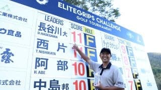 29歳の長谷川大晃が完全優勝でツアー初V／男子下部