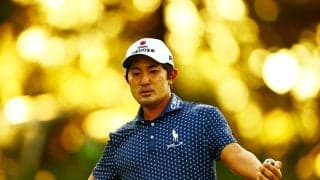 金谷拓実の気持ちあふれるバーディ締め 初日は妻・吉本ここねも応援に