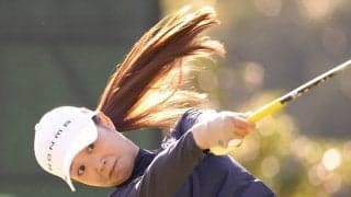 【女子ゴルフ】師匠・申ジエの快挙は「怖かった」　金沢志奈がパーオン率１００％で２位発進「優勝できるように頑張る」