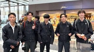 駒大が羽田空港から出雲へ出発　エース格の桑田駿介と谷中晴「がんばります！」「優勝します！」この日は５時起床で朝練習
