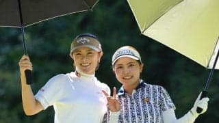 前半３連続バーディー「おーこれで単独トップ！」大会連覇へ河本結が単独首位浮上